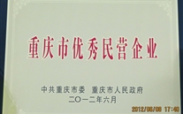 喜讯：重庆8868体育平台集团被评为"重庆市优秀民营企业"荣誉称号